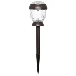 10 Lumens LED Solar Pineapple Light, Oil-Rubbed Bronze