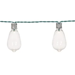 15-Count LED Solar Edison String Light Set