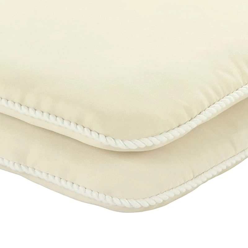 2-Pack Beige Corded Outdoor Chair Pad 2 2-Pack Beige Corded Outdoor Chair Pad - Image 2