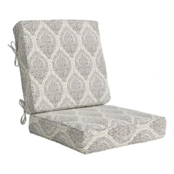 2-Piece Andorra Umber Gusseted Outdoor Deep Seat Cushion Set