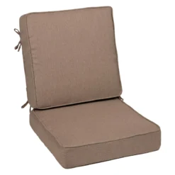 2-Piece Tristin Acorn Premium Gusseted Outdoor Deep Seat Cushion Set