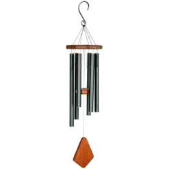 31in. Black/Wood Chime