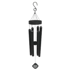 39in Tuned Black Metal Wind Chime