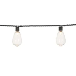 40-Count UL Incandescent Edison String Light Set, Black Wire