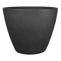 Acorn Black Planter, 13"