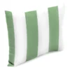 Aloe Awning Striped Oblong Outdoor Throw Pillow, 16x12