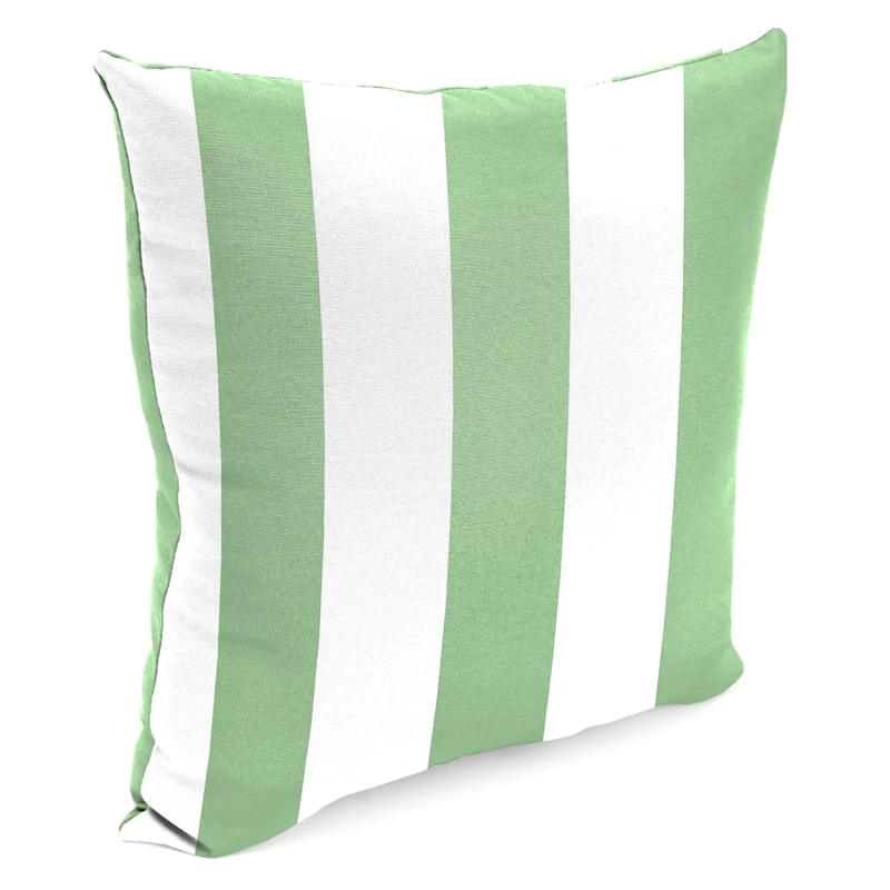 Aloe Awning Striped Outdoor Throw Pillow, 16" 1 Aloe Awning Striped Outdoor Throw Pillow, 16"