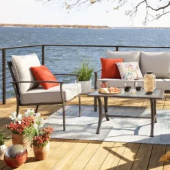 Amber Mosaic Glass Solar Lantern, 11" -Outdoor Corner Shop amber mosaic glass solar lantern 11 2