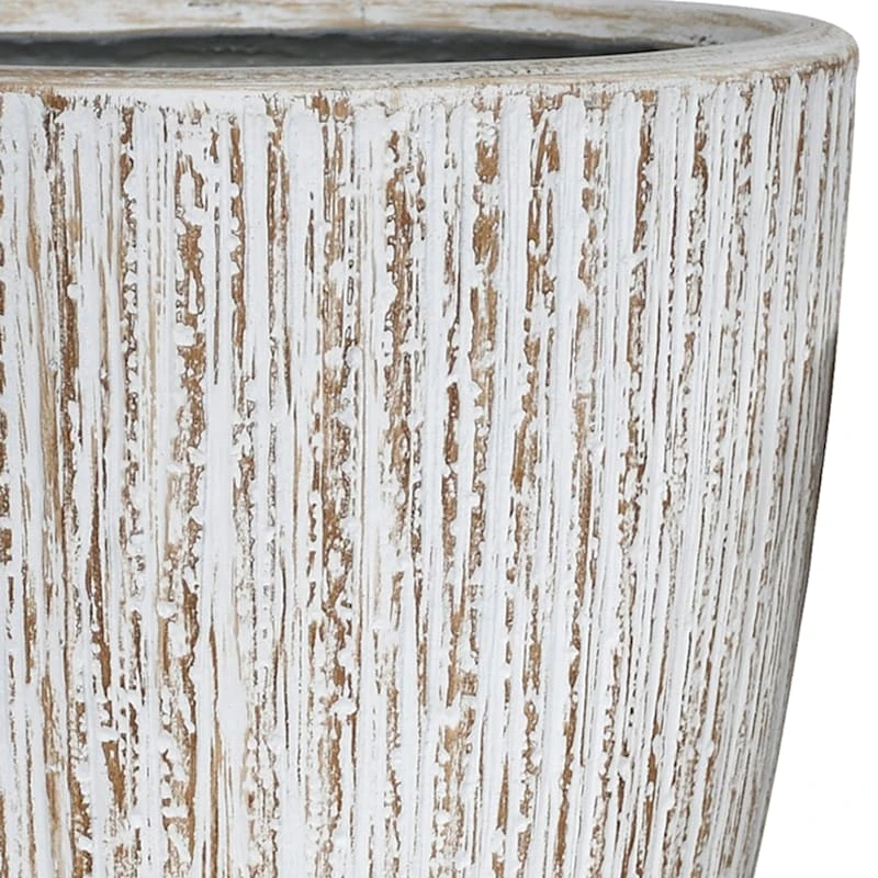 Bailey White Bark Design Egg Planter 21.5" 2 Bailey White Bark Design Egg Planter 21.5" - Image 2