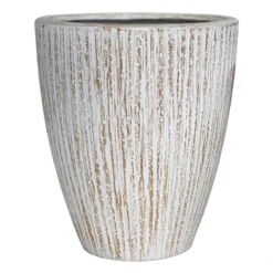 Bailey White Bark Design Egg Planter 21.5"