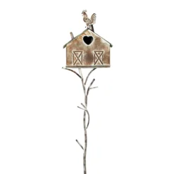 Birdhouse Metal Yard Stake, 55"