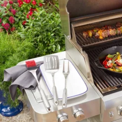 Bistro Stainless Steel BB-Q Skewer -Outdoor Corner Shop bistro stainless steel bb q skewer 3