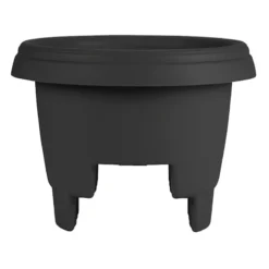 Black 2"/4" Deck Rail Planter, 12"