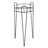 Black Metal Wire Plant Stand, 21"