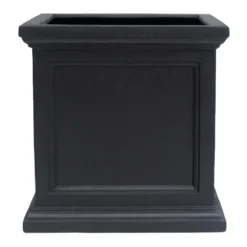 Black Polystone Planter, Small