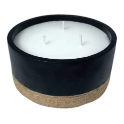 Black Rope Citronella Candle, 29oz