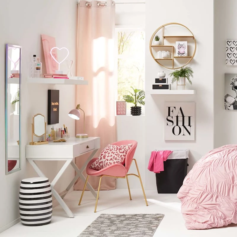 Black & White Striped Plant Stand, 17" 2 Black & White Striped Plant Stand, 17" - Image 2