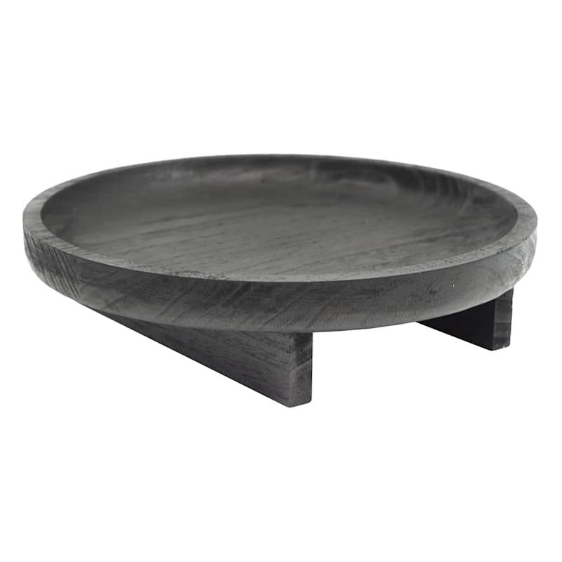 Black Wooden Plant Stand, Large 1 Black Wooden Plant Stand, Large