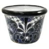 Blue & Black Talavera Pot, 9"