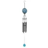 Blue Glass Orb Metal Wind Chime, 29.7"