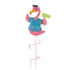 Blue Shirt Paradise Flamingo Garden Stake, 36"