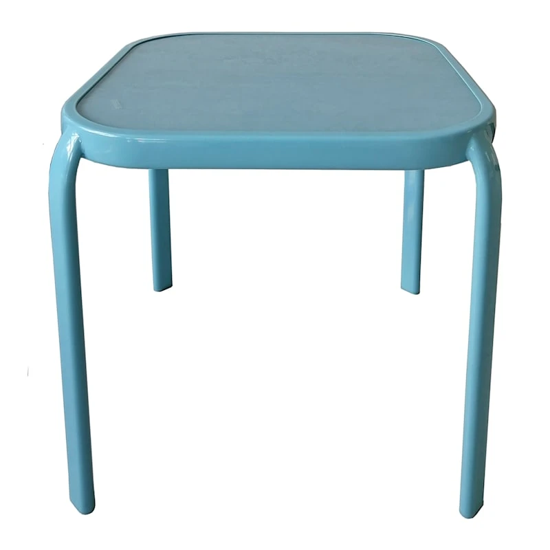 Blue Square Outdoor End Table, 16" 1 Blue Square Outdoor End Table, 16"