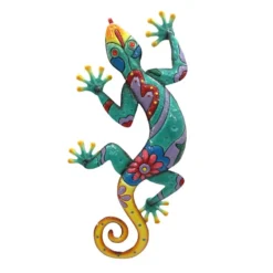 Bright Gecko Metal Outdoor Wall Decor, 24"