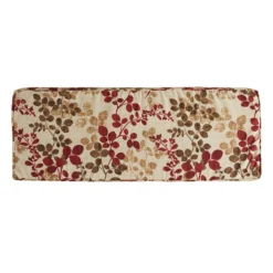 Cabrera Sangria Gusseted Outdoor Bench Cushion