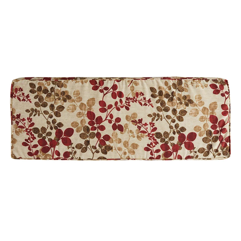 Cabrera Sangria Gusseted Outdoor Bench Cushion 1 Cabrera Sangria Gusseted Outdoor Bench Cushion