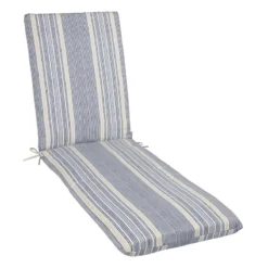 Calisto Striped Universal Outdoor Chaise Lounge Cushion