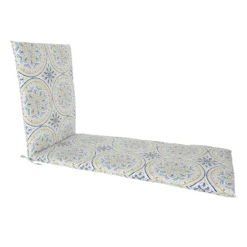 Castille Mandala Outdoor Basic Chaise Lounge Cushion