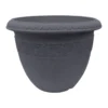 Charcoal Round Shell Planter, 22"
