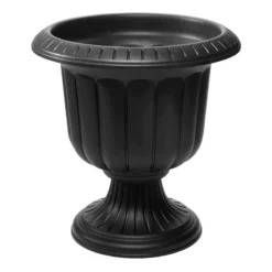 Classic Black Urn Planter, 19"
