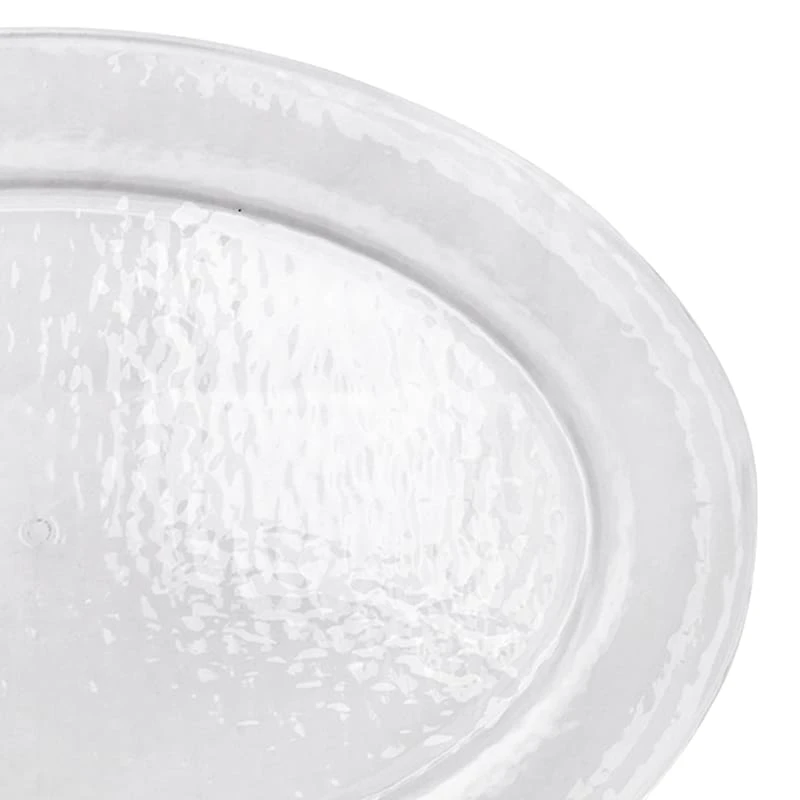 Clear Acrylic Oval Serving Platter 2 Clear Acrylic Oval Serving Platter - Image 2