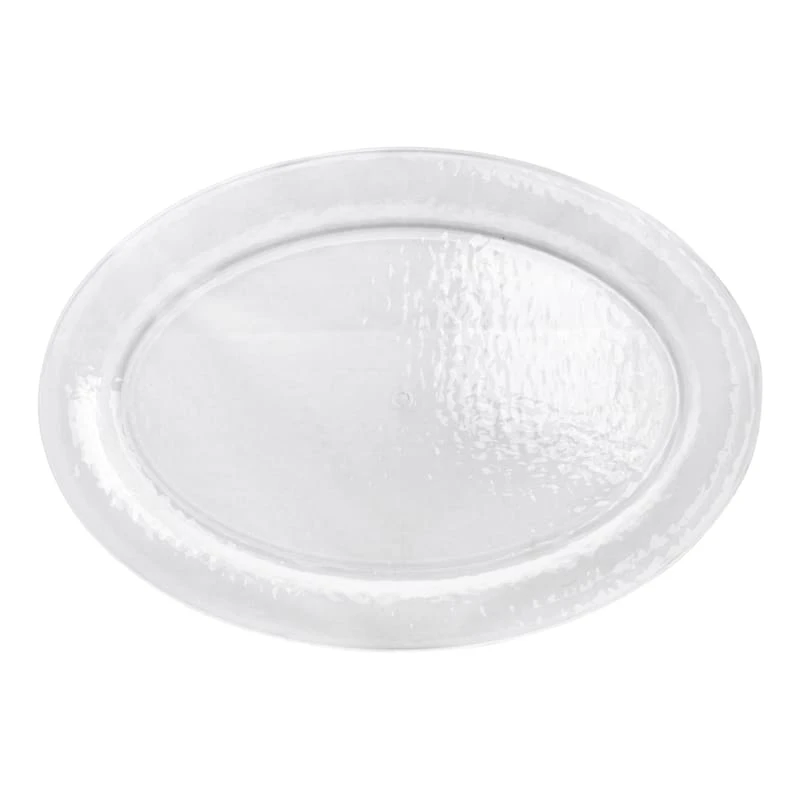 Clear Acrylic Oval Serving Platter 1 Clear Acrylic Oval Serving Platter