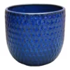 Corey Blue Outdoor Ceramic Planter, Medium