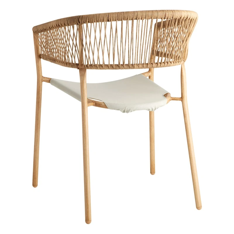 Crosby St Brody Natural Wicker Outdoor Chair 2 Crosby St Brody Natural Wicker Outdoor Chair - Image 2