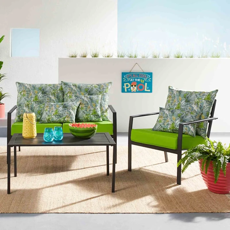 Crosby St Grammercy Black Steel Outdoor Sling Chair 5 Crosby St Grammercy Black Steel Outdoor Sling Chair - Image 5