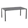 Crosby St Grammercy Black Steel Slat Outdoor Coffee Table