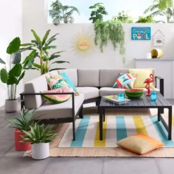 Crosby St Soho Outdoor Collection Black Steel Corner Chair 7 Crosby St Soho Outdoor Collection Black Steel Corner Chair -Outdoor Corner Shop crosby st soho outdoor collection black steel corner chair 3