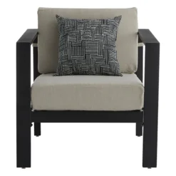 Crosby St Soho Outdoor Collection Black Steel Seating Chair 6 Crosby St Soho Outdoor Collection Black Steel Seating Chair -Outdoor Corner Shop crosby st soho outdoor collection black steel seating chair 2