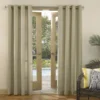 Darian Linen Outdoor Light Filtering Curtain Panel, 95"