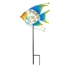 Decorative Metal Garden Stake, Tropical Fish