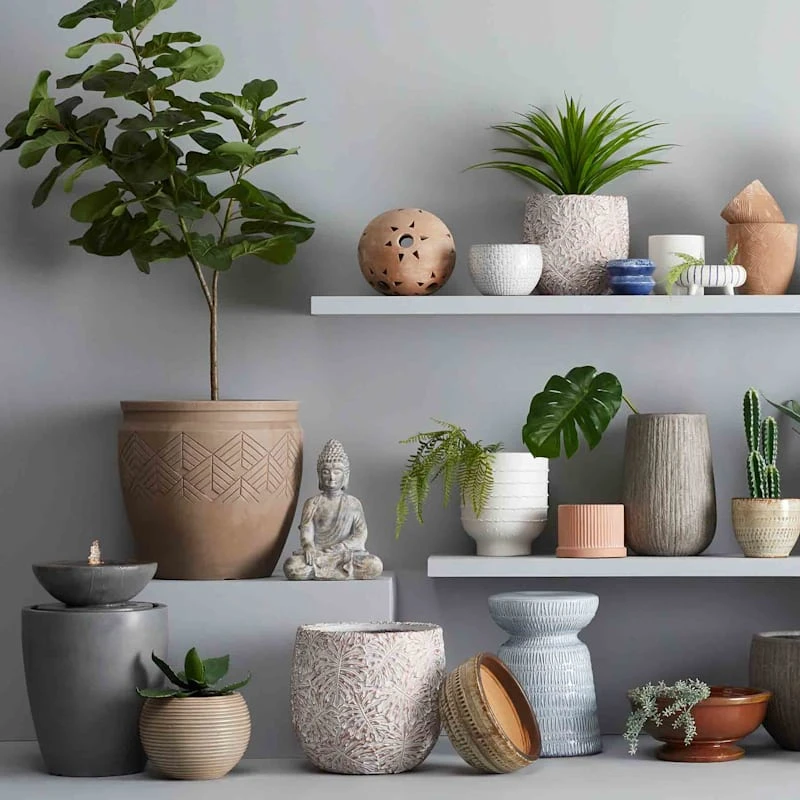 Embossed Grey Rock Light Fountain 2 Embossed Grey Rock Light Fountain - Image 2