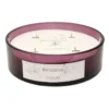 Emulsion Purple Glass Citronella Candle, 56oz