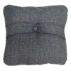 Fiddlestix Premium Dark Grey Outdoor Tufted Back Cushion