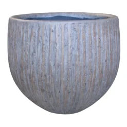 Fossil Bark Design Planter, 13"