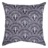 Found & Fable Bala Grey Pinstripe Outdoor Throw Pillow, 16"