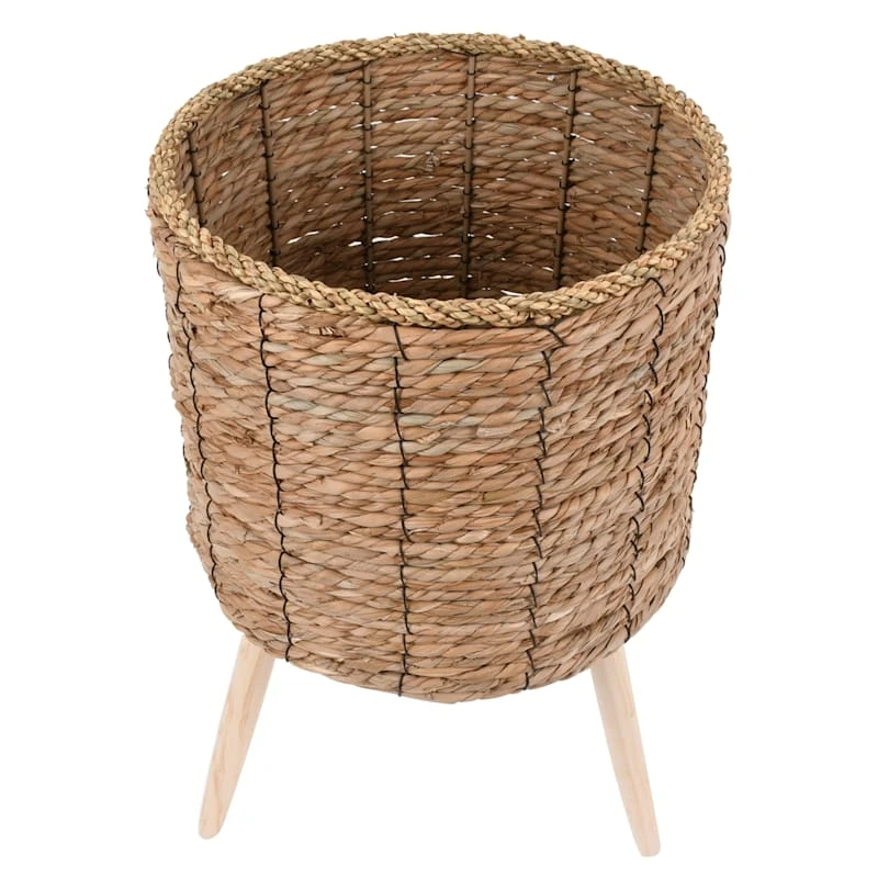 Found & Fable Faux Rattan Plant Stand, Large 2 Found & Fable Faux Rattan Plant Stand, Large - Image 2