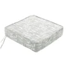 Found & Fable Grey Ah Collected Gusseted Outdoor Deep Seat Cushion